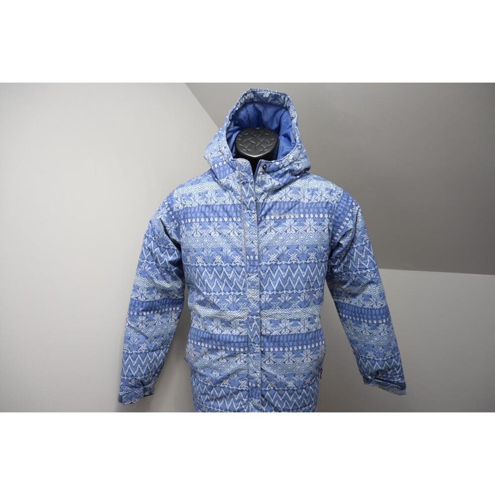 Columbia Insulated Puffer Jacket Full Zip Hooded Winter Ski Snow Girls Sz XL‎